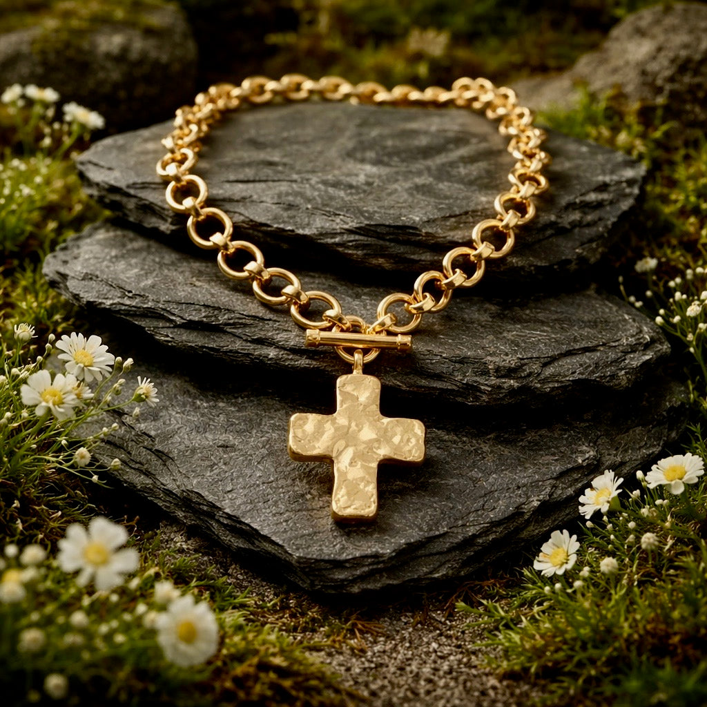 Gold Cross Necklace